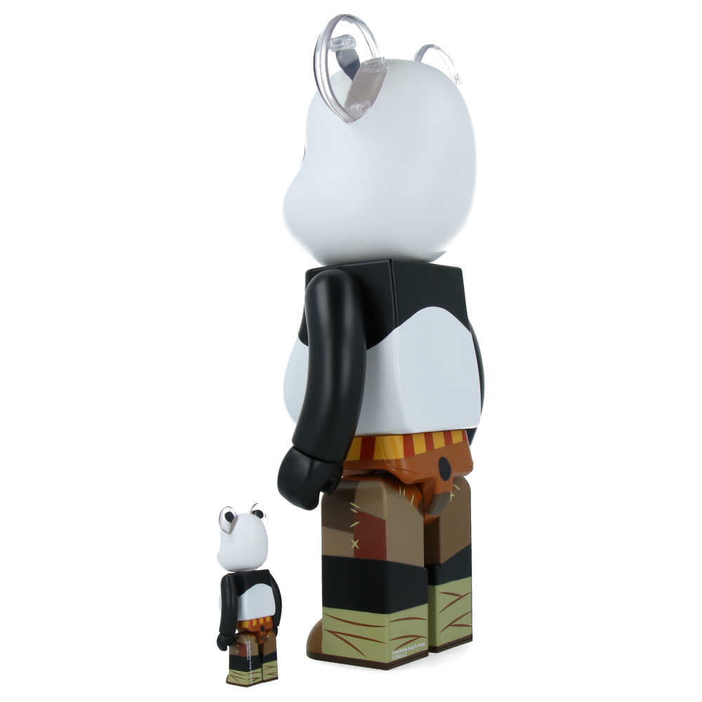 400% + 100% Bearbrick Kung Fu Panda