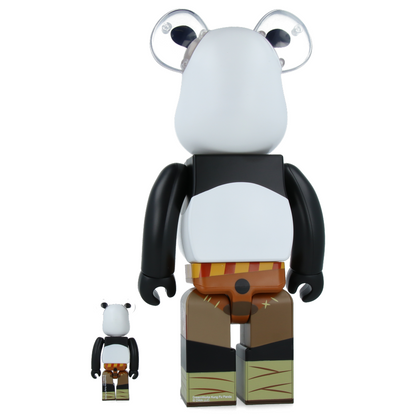 400% + 100% Bearbrick Kung Fu Panda