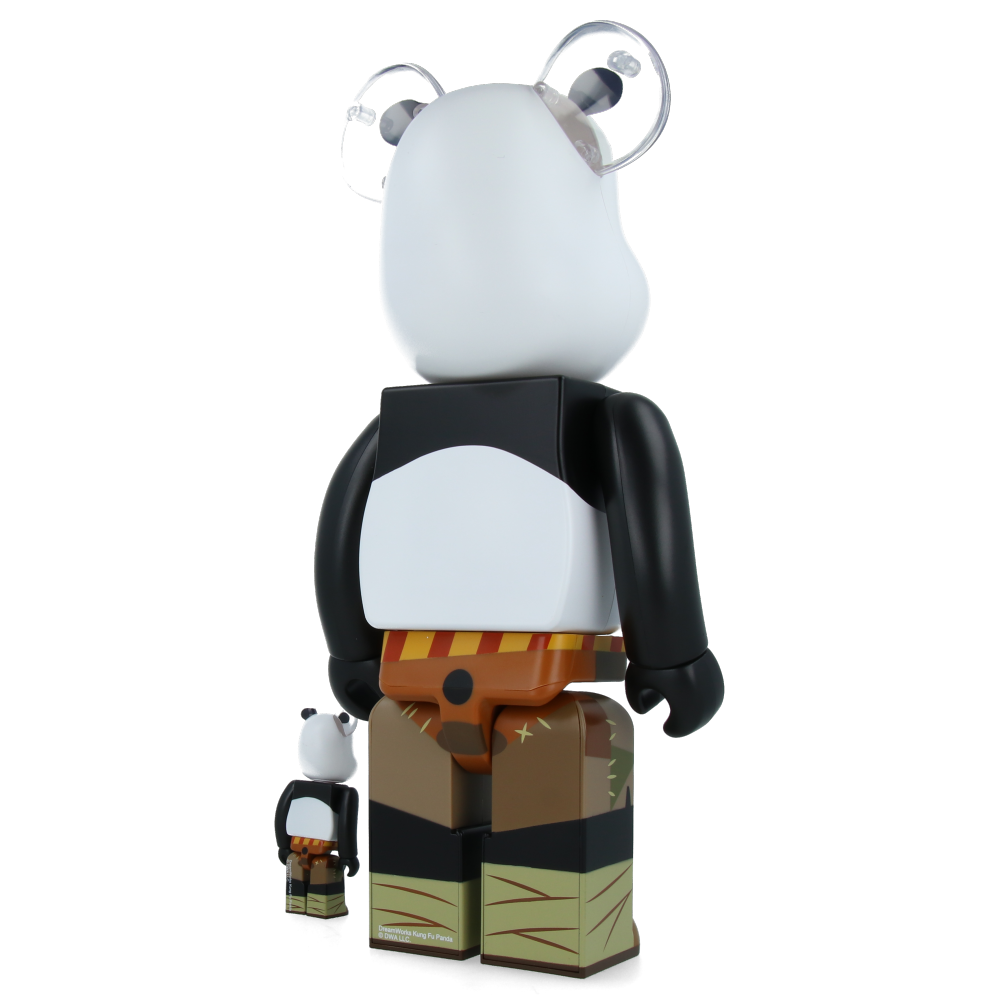 400% + 100% Bearbrick Kung Fu Panda