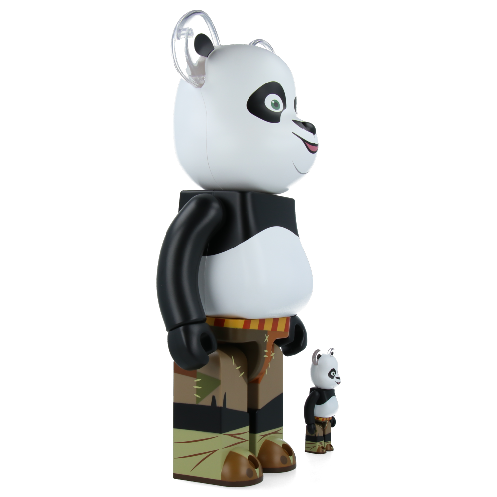 400% + 100% Bearbrick Kung Fu Panda