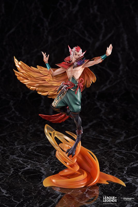League of Legends Rakan 1/7 Scale PVC Figure — back view