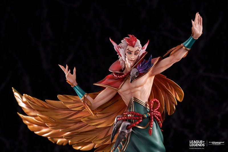 League of Legends Rakan 1/7 Scale PVC Figure — back view