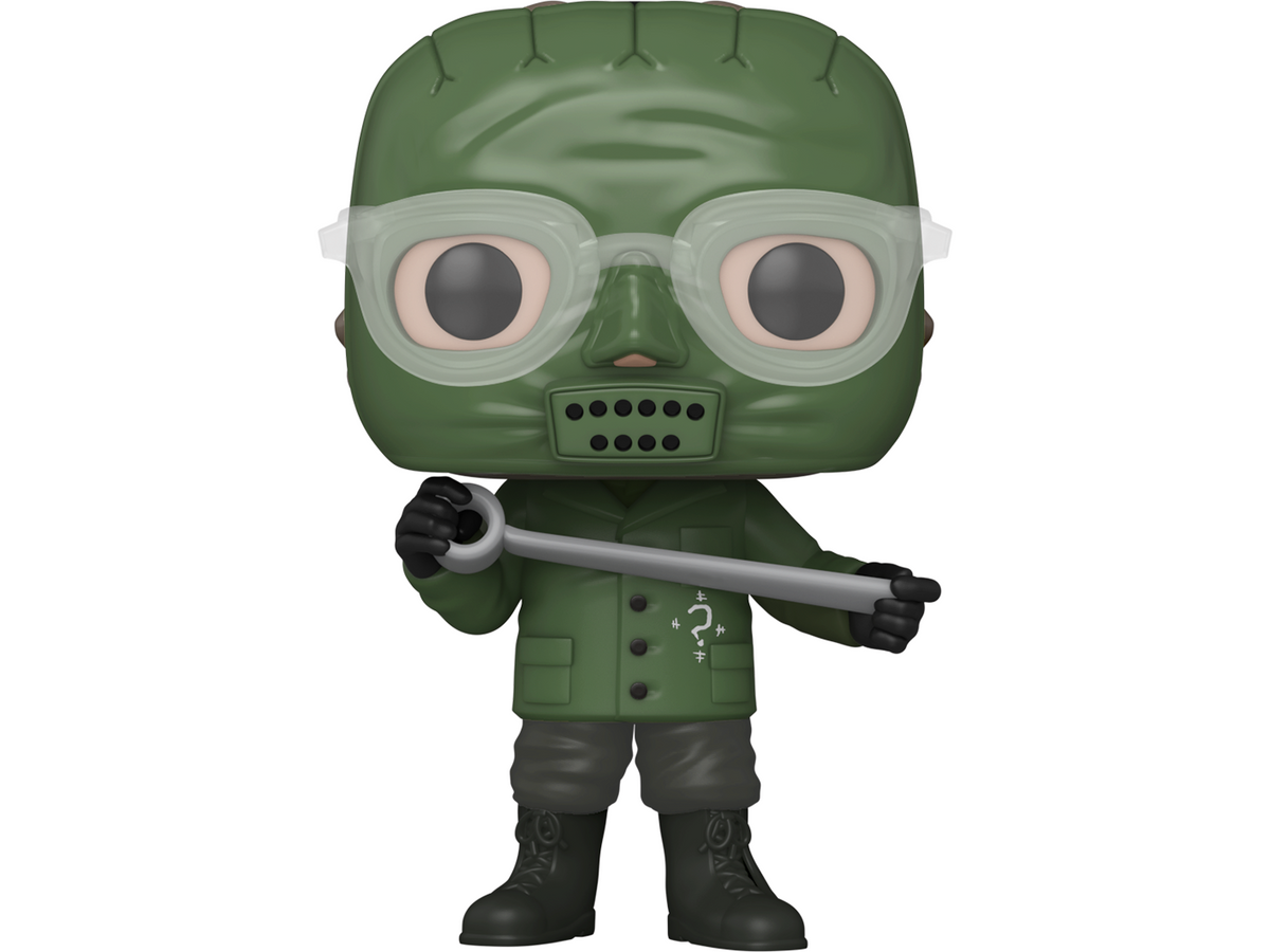 DC Funko Pop 3-Pack — Glitter Joker 2-Pack, Holiday Aquaman & The Riddler — side view