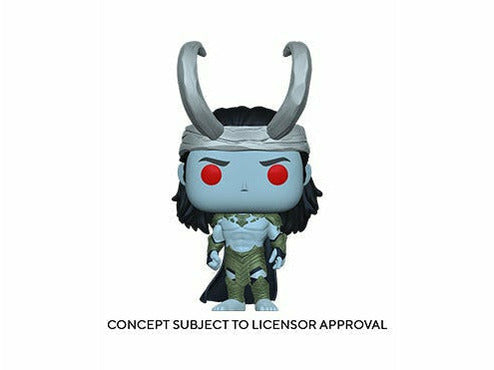 Marvel Funko Pop 3-Pack — Monster Hunters Loki, Frost Giant Loki & Moon Knight — back view