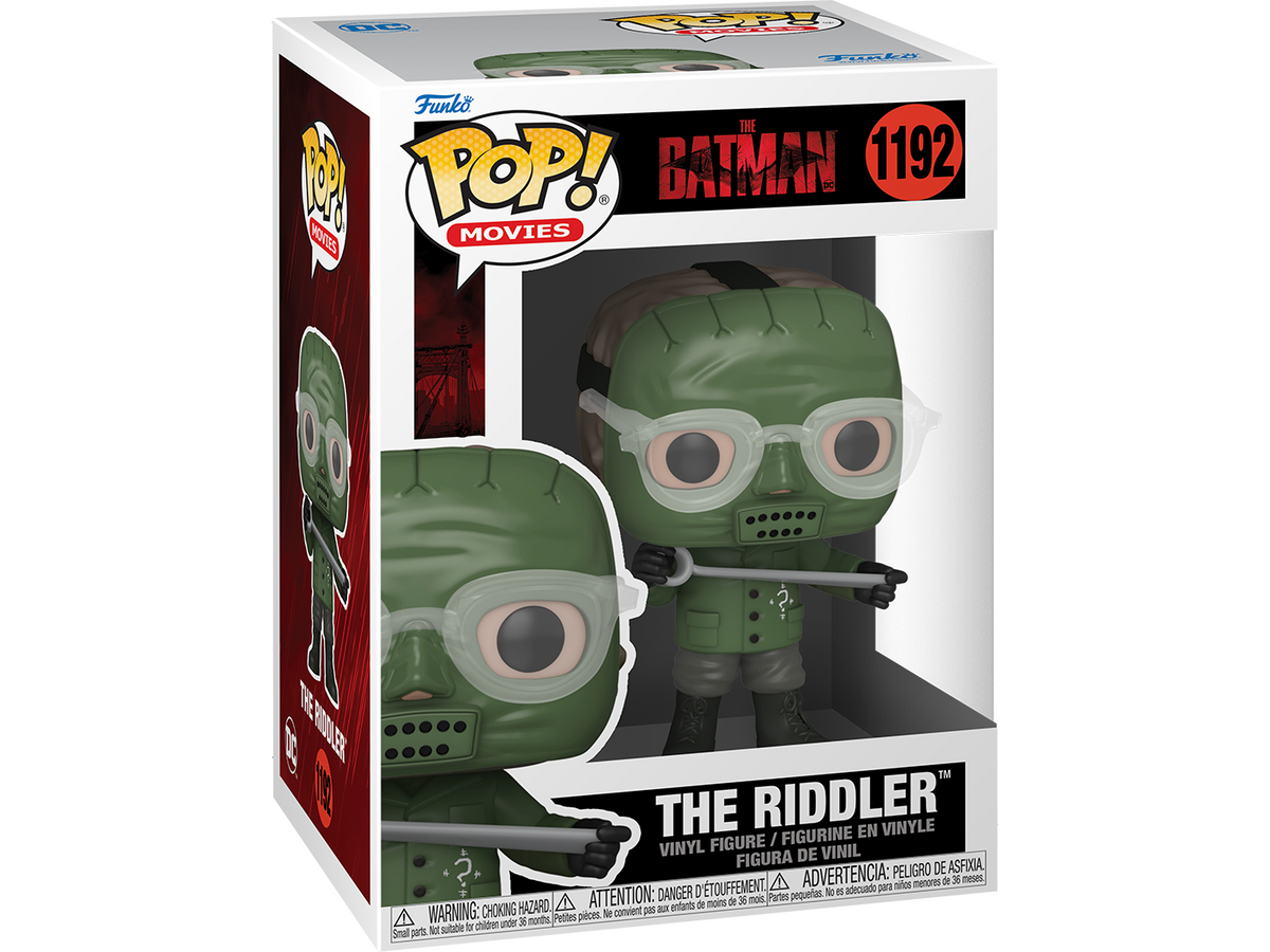 The Batman Riddler Funko Pop Figure — back view