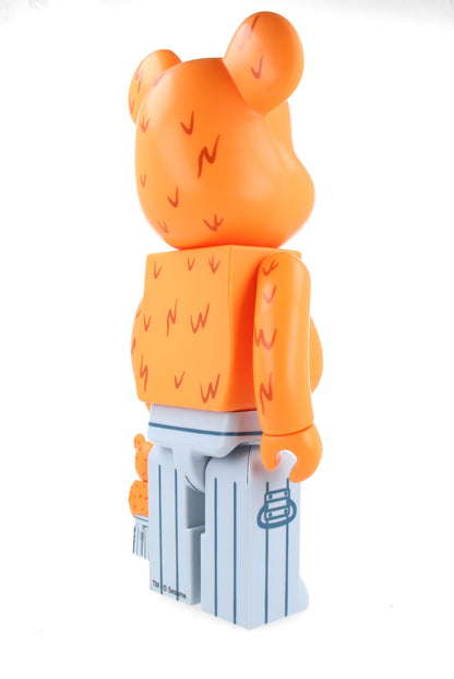 400% + 100% Bearbrick Oscar the Grouch (The Original Orange Fur Ver.)