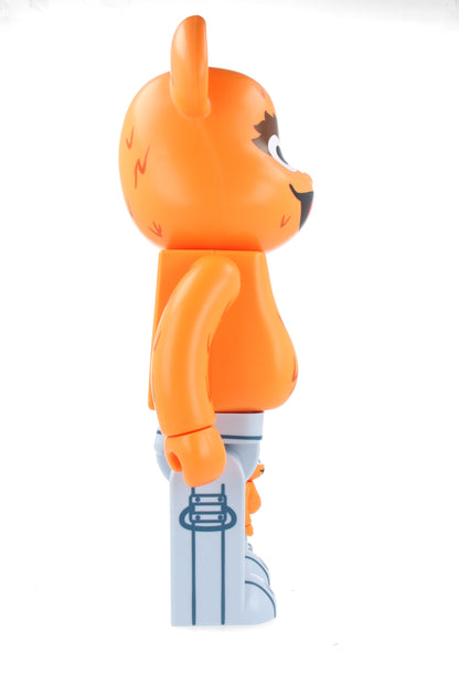 400% + 100% Bearbrick Oscar the Grouch (The Original Orange Fur Ver.)