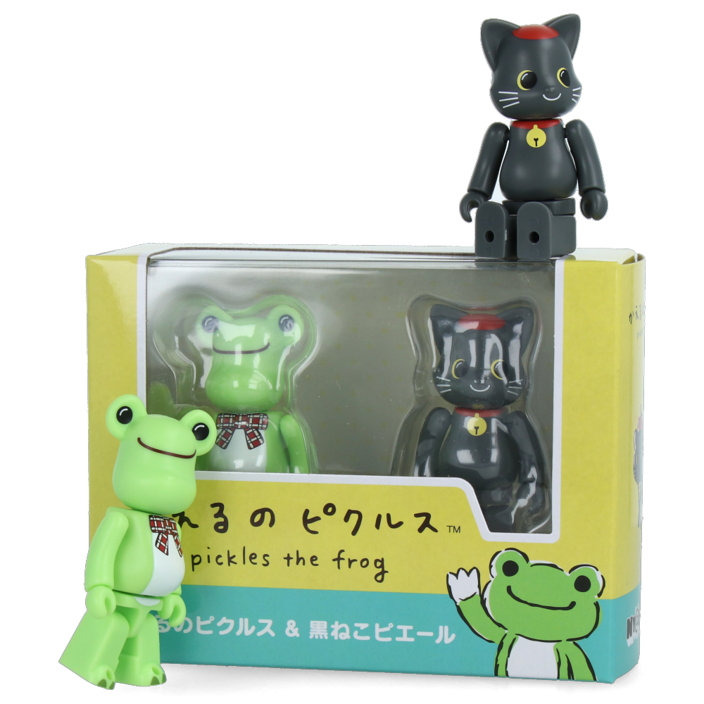 100% 2PC SET Pickles the Frog — detail
