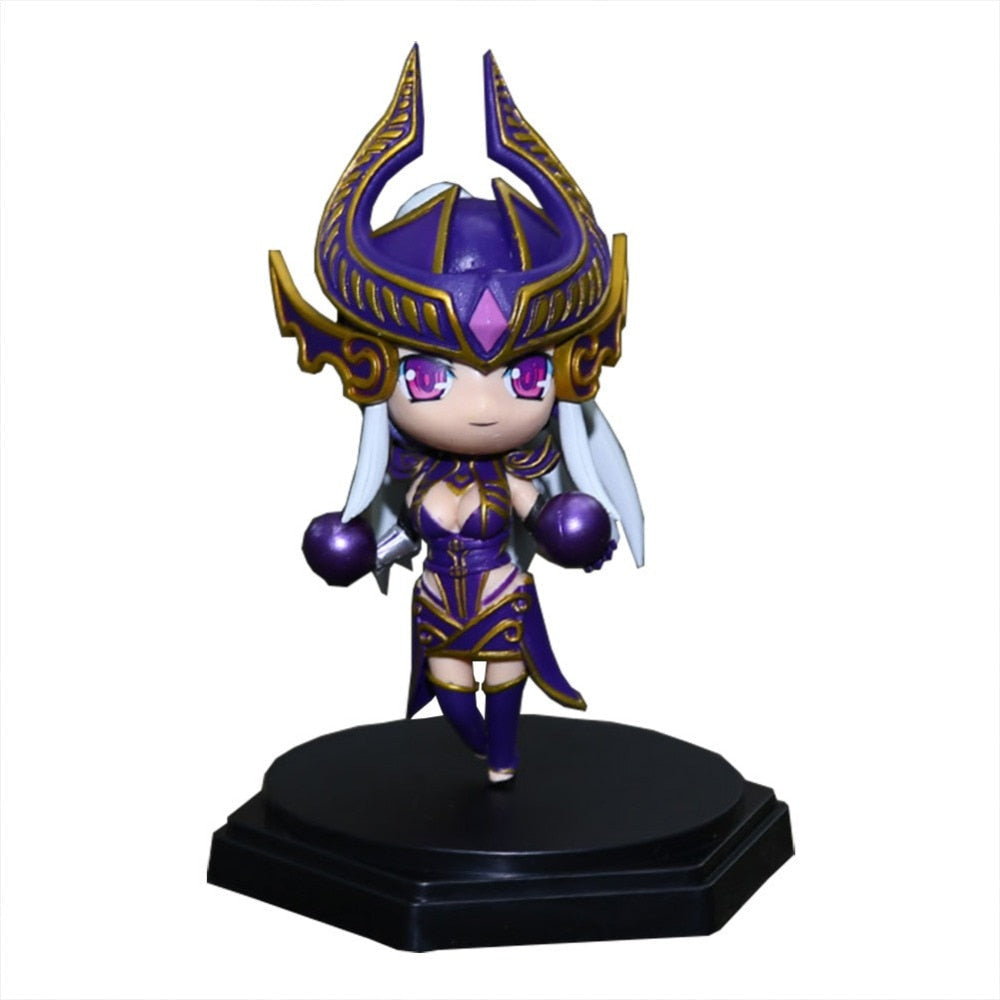 Small League of Legends Champions Figures 3D Toys — scale reference