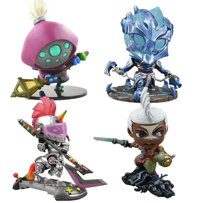 League of Legends Starter 3-Pack — Poro Plush, Teemo Mini Figure & Lee Sin Figure — back view