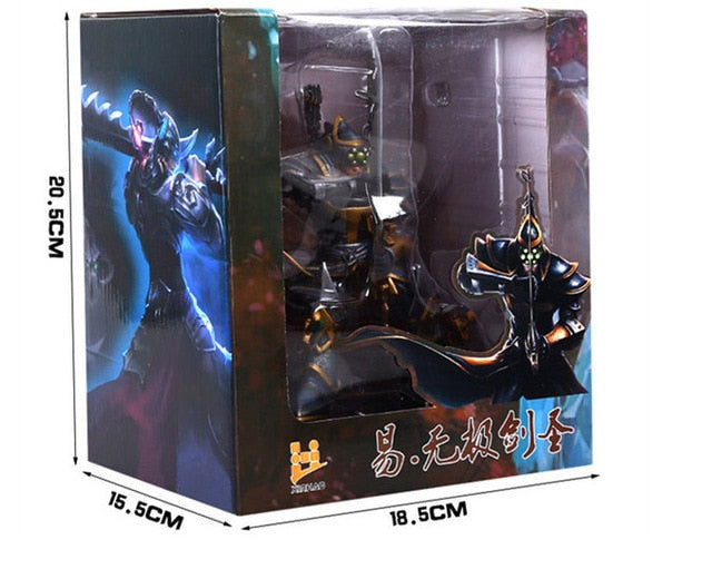 League of Legends Lee Sin / Master Yi / Yasuo Toys — scale reference