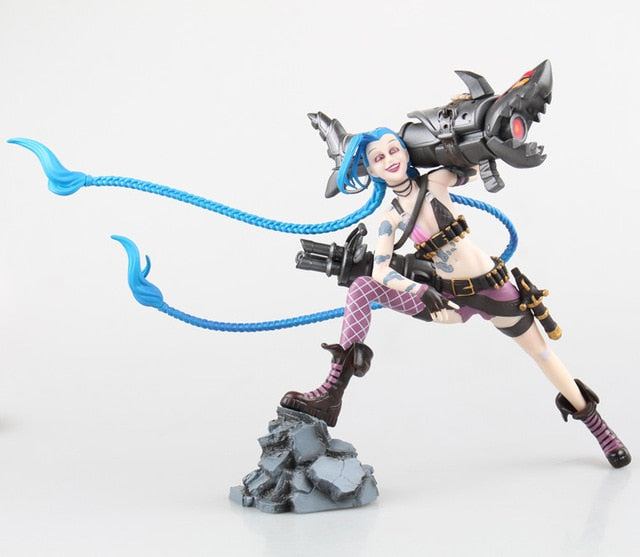 LOL Jinx Figures Toy 3D — detail