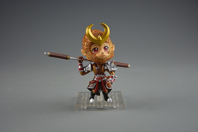 Xin Zhao And Wukong Toys Figures 3D — back view