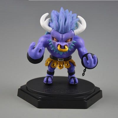 Small League of Legends Champions Figures 3D Toys — scale reference