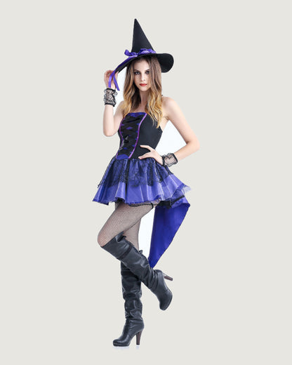 Purple Swallowtail Witch Costume Cosplay