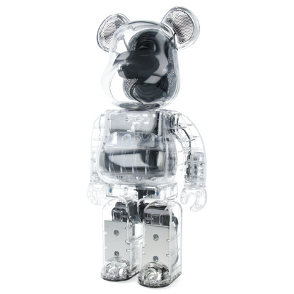 400% Bearbrick Portable Speaker Rinaro - Clear