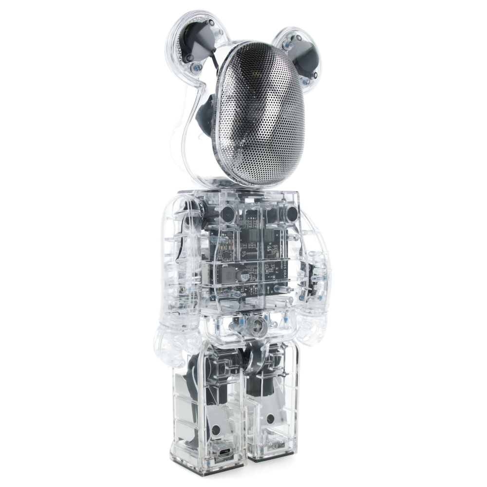 400% Bearbrick Portable Speaker Rinaro - Clear