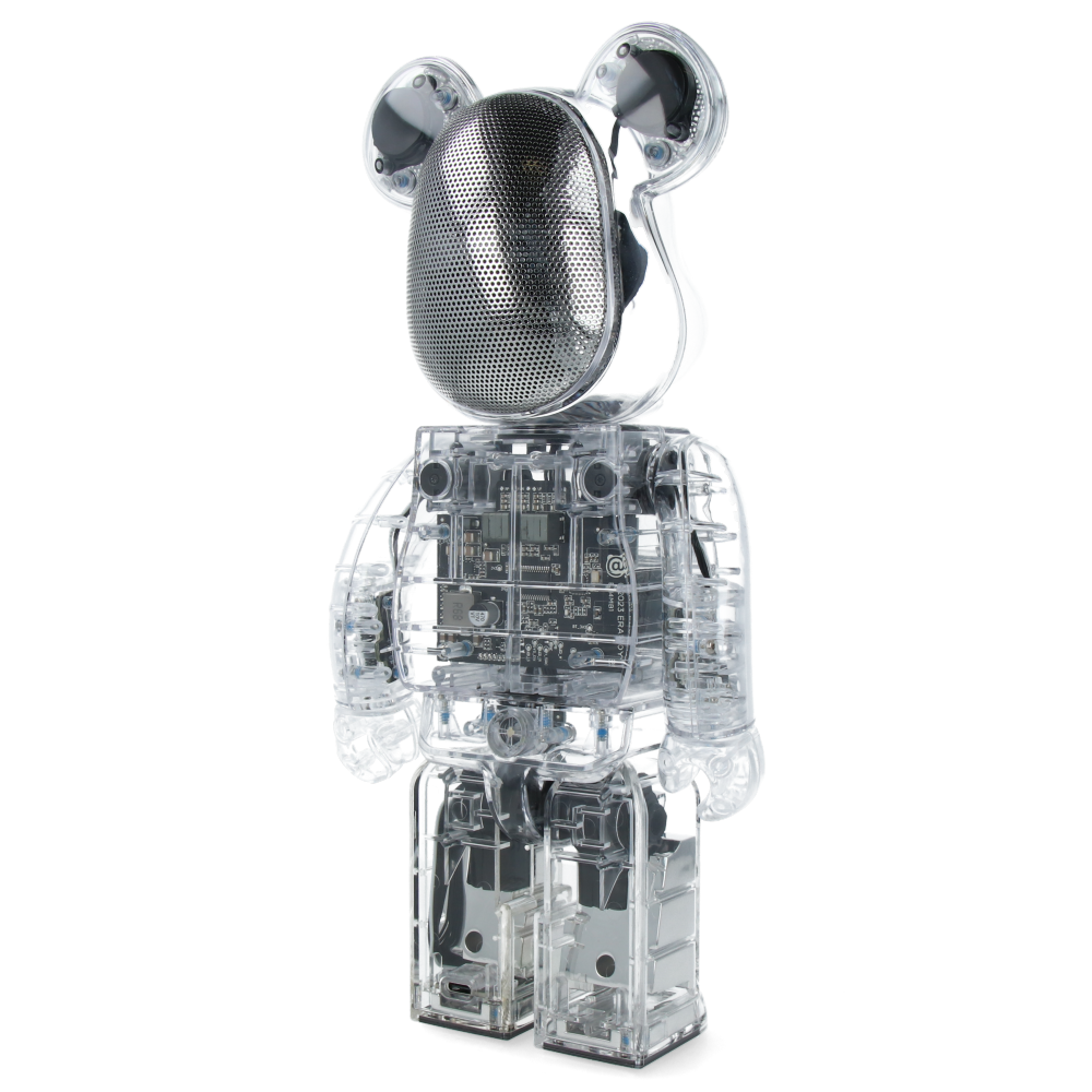 400% Bearbrick Portable Speaker Rinaro - Clear