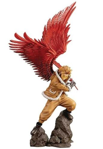 My Hero Academia Artfx J Duo — Izuku Midoriya (Ver.2) + Hawks — back view