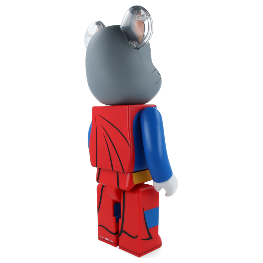 400% + 100% Bearbrick Tom and Jerry as Superman