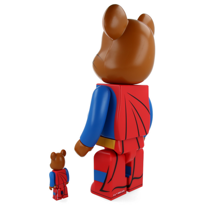 400% + 100% Bearbrick Tom and Jerry as Superman