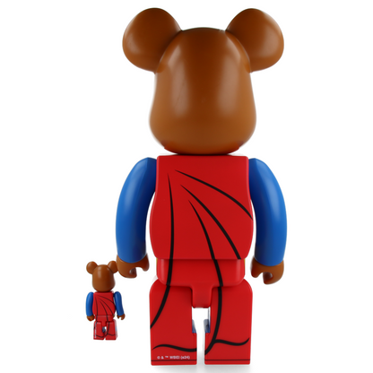 400% + 100% Bearbrick Tom and Jerry as Superman